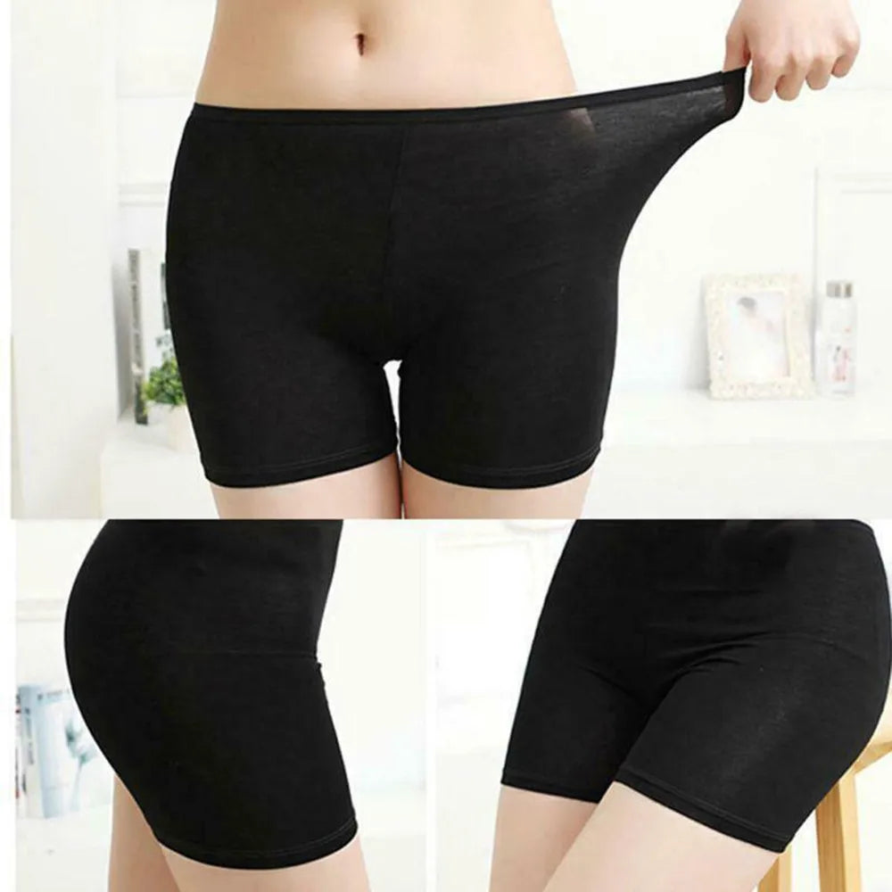 High Waist Summer Women'S Skirt Shorts-Boxer Panties Girls Safety Briefs Boyshort Underpants Tights Slim Lingeries Short Pants